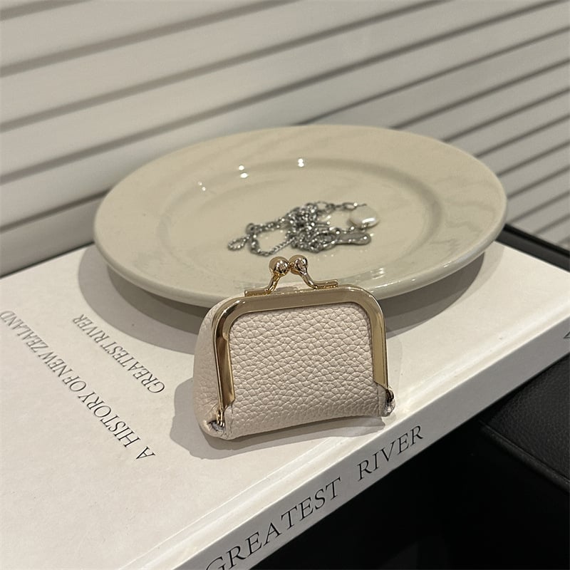 PU ādas kompakta juvelierizstrādājumu soma — svaigs un salds stils, horizontāla kvadrāta forma, sprādzes aizdare, poliestera oderde