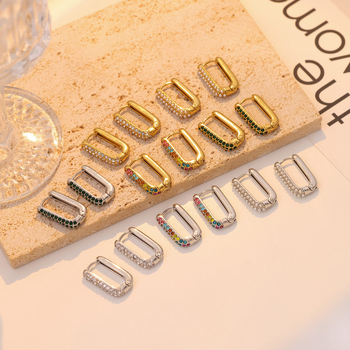 Kõrvarõngad — U-kujuline disain; titánterasest; elektroplaadimine; lihtne stiil