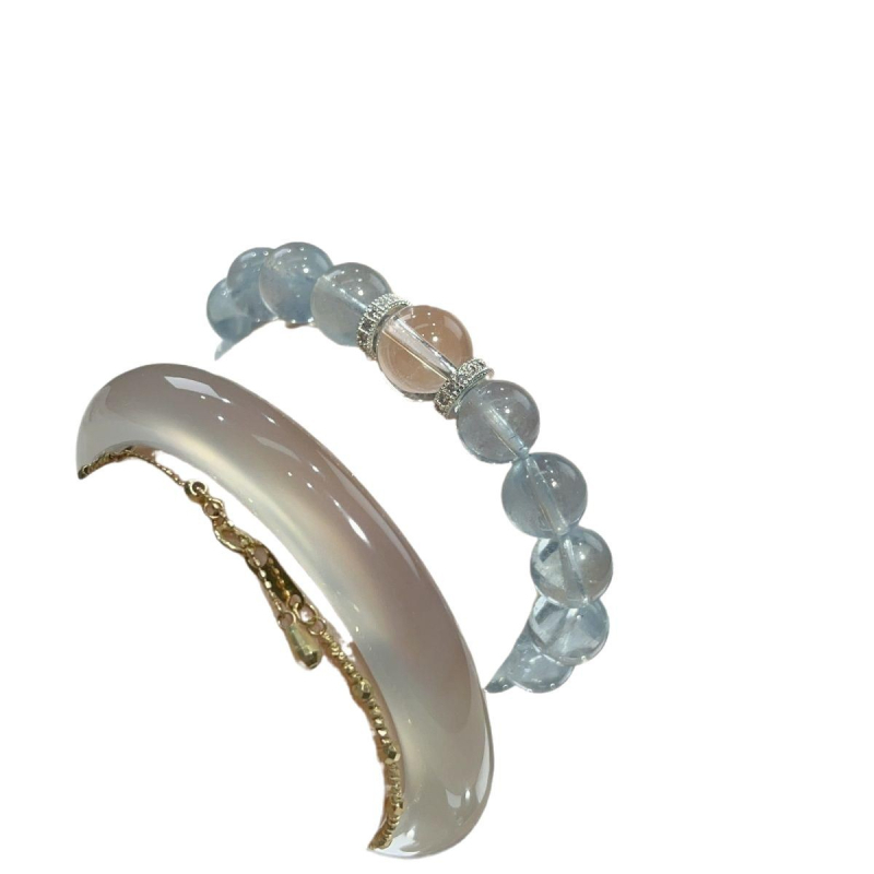 Crystal Wing kézműves kristály karkötő nőknek – minimalist dizájn, friss és édes stílus; anyag: kristály; kidolgozás: kézzel készített; forma: egyéb