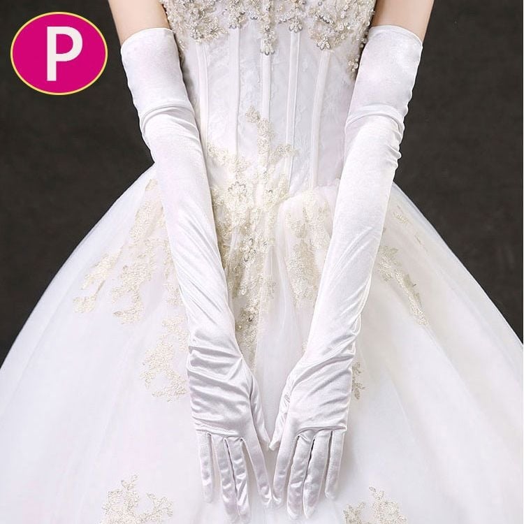 Kāzu cimdi no mežģīnēm, garie un plānie, mežģīņu materiāls (Zīmols: Unique; Noliktavā; Vasaras 2021)