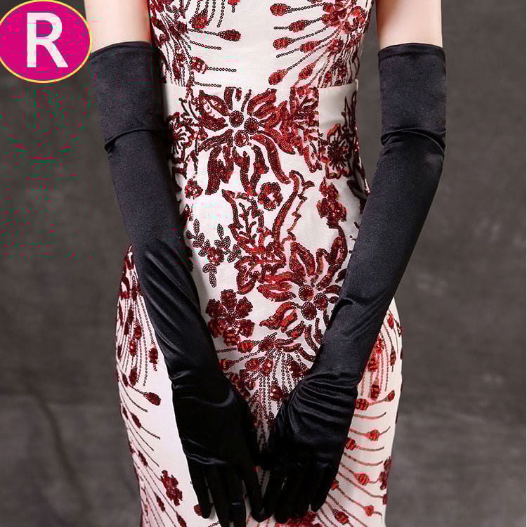 Kāzu cimdi no mežģīnēm, garie un plānie, mežģīņu materiāls (Zīmols: Unique; Noliktavā; Vasaras 2021)