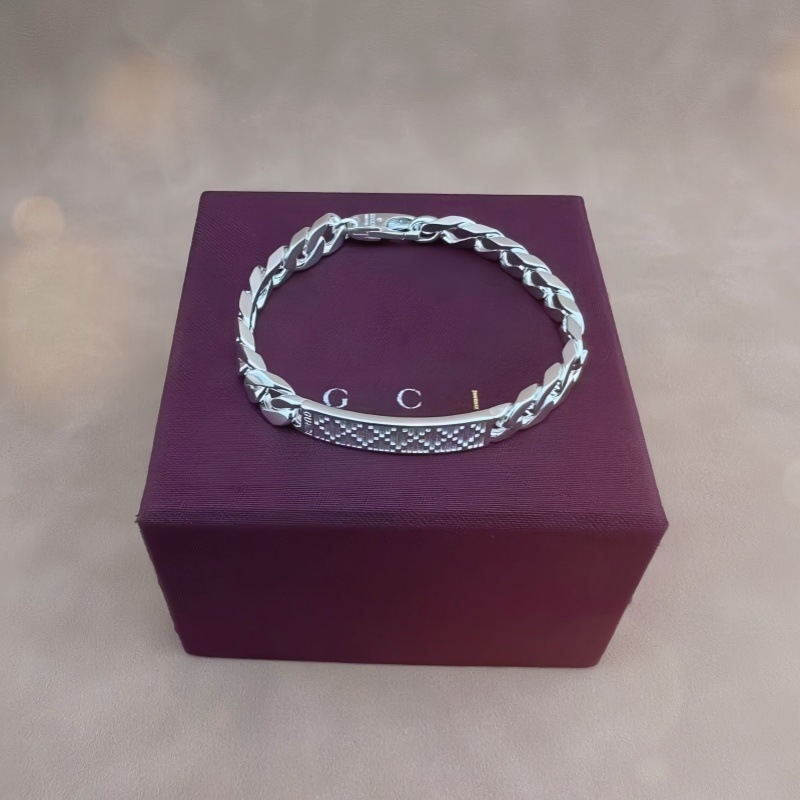 Nothing G925 dijamantni quiltirani kvadratni narukvica, unisex metalni nakit s elektroplatiranjem, geometrijski stil