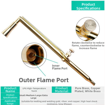 Unikalus varinis juvelyrinis suvirinimo degiklis — aukštos temperatūros liepsna lydyti auksą ir sidabrą