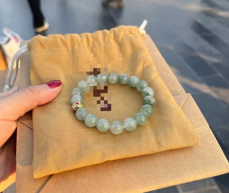 Brățară din jad cu 108 mărgele, Hetian și Kunlun jad, unisex, accesoriu de mână