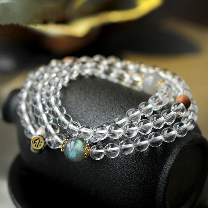 Narukvica Zhanteng Jewelry Ručno izrađena Bijeli Kristal Originalni Dizajn