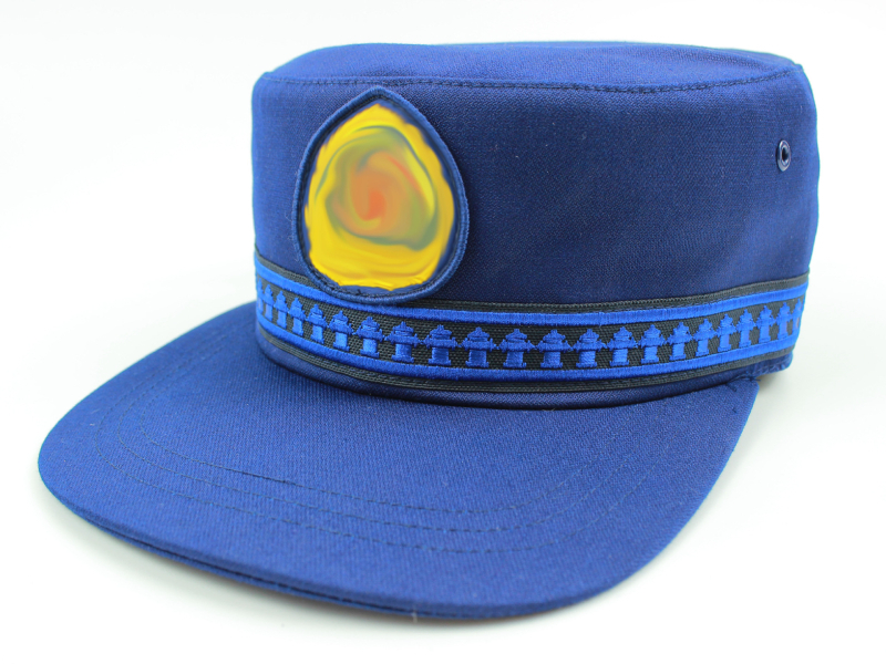 Тренировъчна шапка с купол, полиестер-памучна смес, широка козирка, за спорт и открито