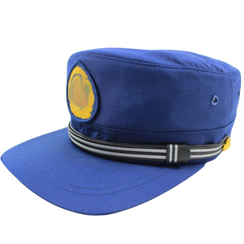 Тренировъчна шапка с купол, полиестер-памучна смес, широка козирка, за спорт и открито