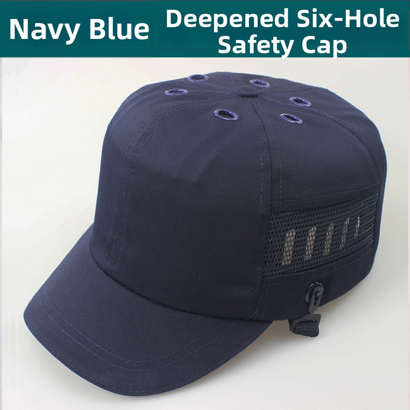 Βαμβακερό καπέλο προστασίας σε στυλ μπέιζμπολ, διαπνέόμενο και ελαφρύ, με υψηλή κορώνα και κοντό γείσο, δυνατότητα λογότυπου
