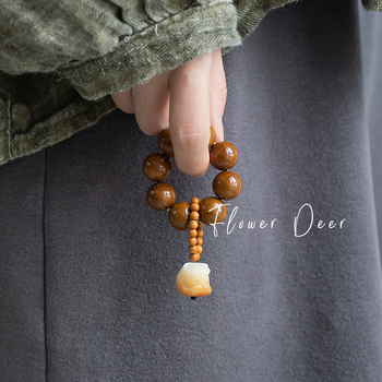 Βραχιόλι Bodhi από σπόρους – Χειροποίητο, Απλό Unisex, Σχέδιο με 8 κόκκους