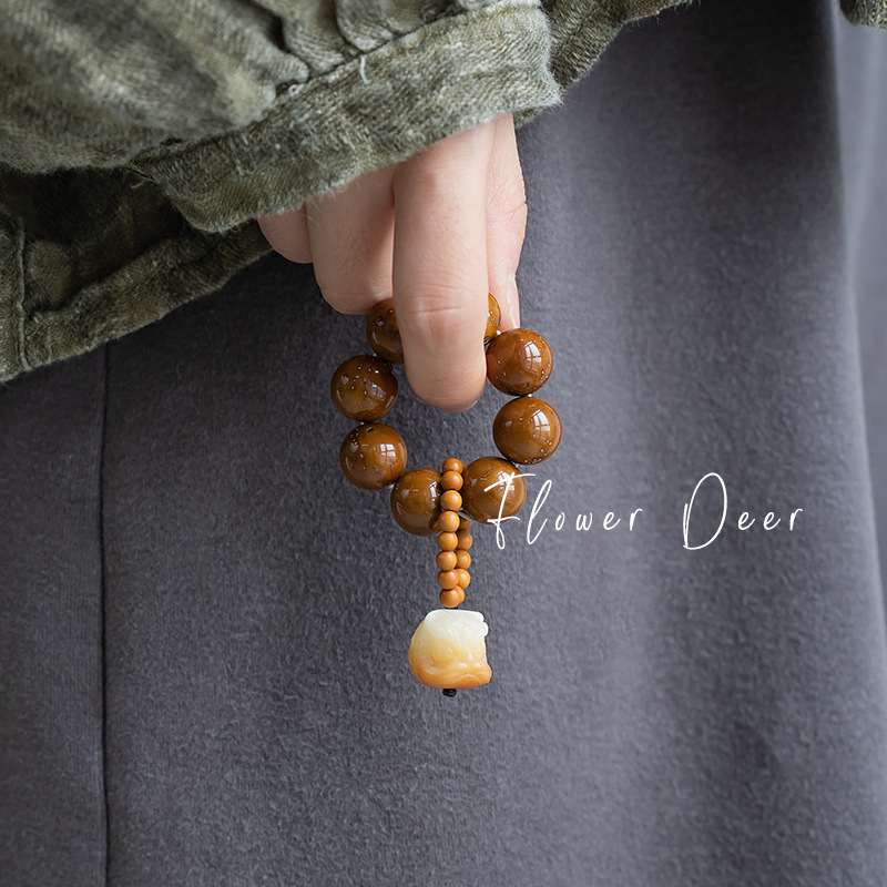 Βραχιόλι Bodhi από σπόρους – Χειροποίητο, Απλό Unisex, Σχέδιο με 8 κόκκους