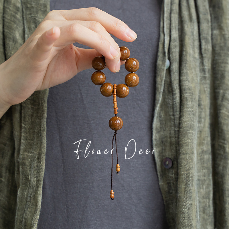 Βραχιόλι Bodhi από σπόρους – Χειροποίητο, Απλό Unisex, Σχέδιο με 8 κόκκους