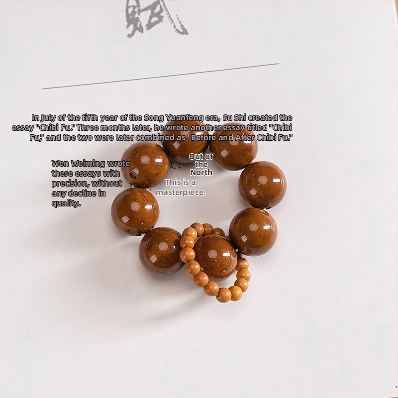 Βραχιόλι Bodhi από σπόρους – Χειροποίητο, Απλό Unisex, Σχέδιο με 8 κόκκους