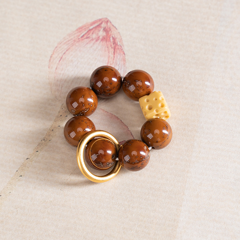 Βραχιόλι Bodhi από σπόρους – Χειροποίητο, Απλό Unisex, Σχέδιο με 8 κόκκους