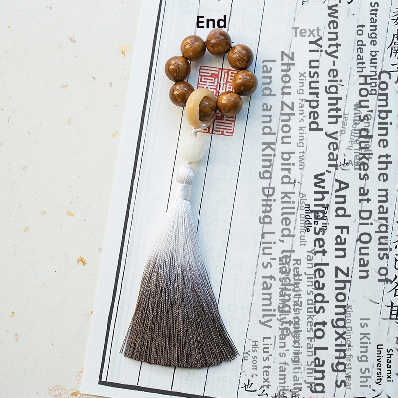 Βραχιόλι Bodhi από σπόρους – Χειροποίητο, Απλό Unisex, Σχέδιο με 8 κόκκους