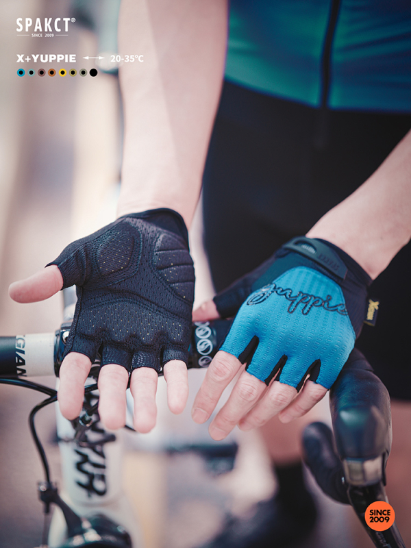 Γάντια ποδηλασίας με μισό δάχτυλο, απορροφητικά κραδασμών, για την άνοιξη, κυκλοφορία καλοκαίρι 2021