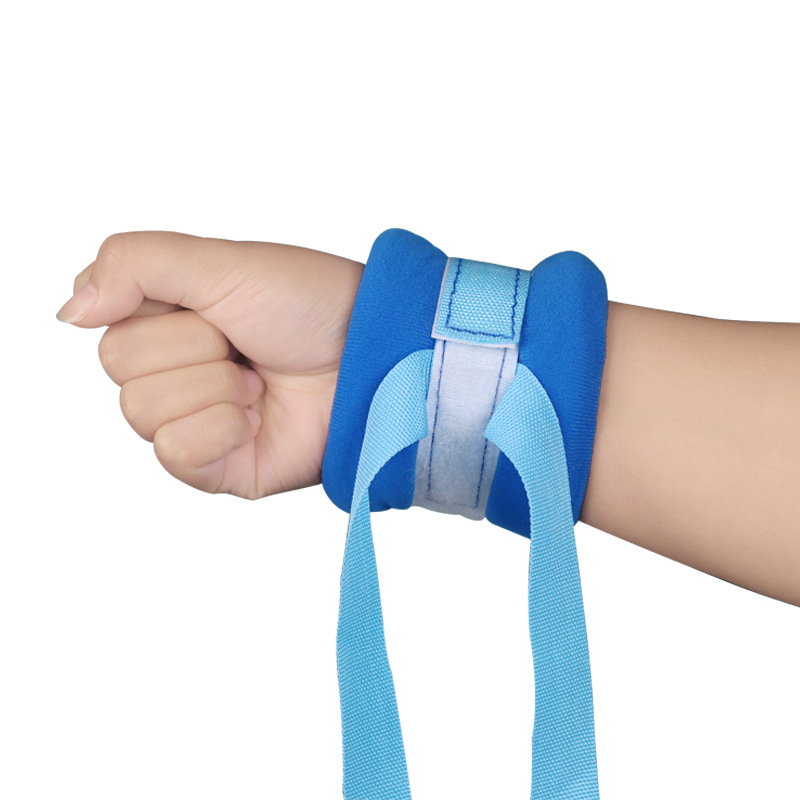 Apsauginės pirštinės lovoje gulintiems vyresnio amžiaus žmonėms su demencija — nuo įbrėžimų, kvėpuojanti medvilnė, modelis 125, delnoms, infraraudonųjų spindulių šildymas