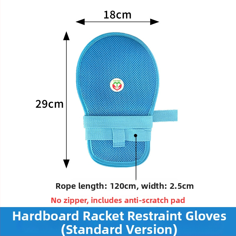 Mănuși de restricție pentru vârstnici imobilizați, anti-zgâriere, anti-tras tub, anti-autotraumă, curea de fixare a încheieturii (Unisex; în stoc; Marca: Altă; Primăvara 2025; Fără procesare)