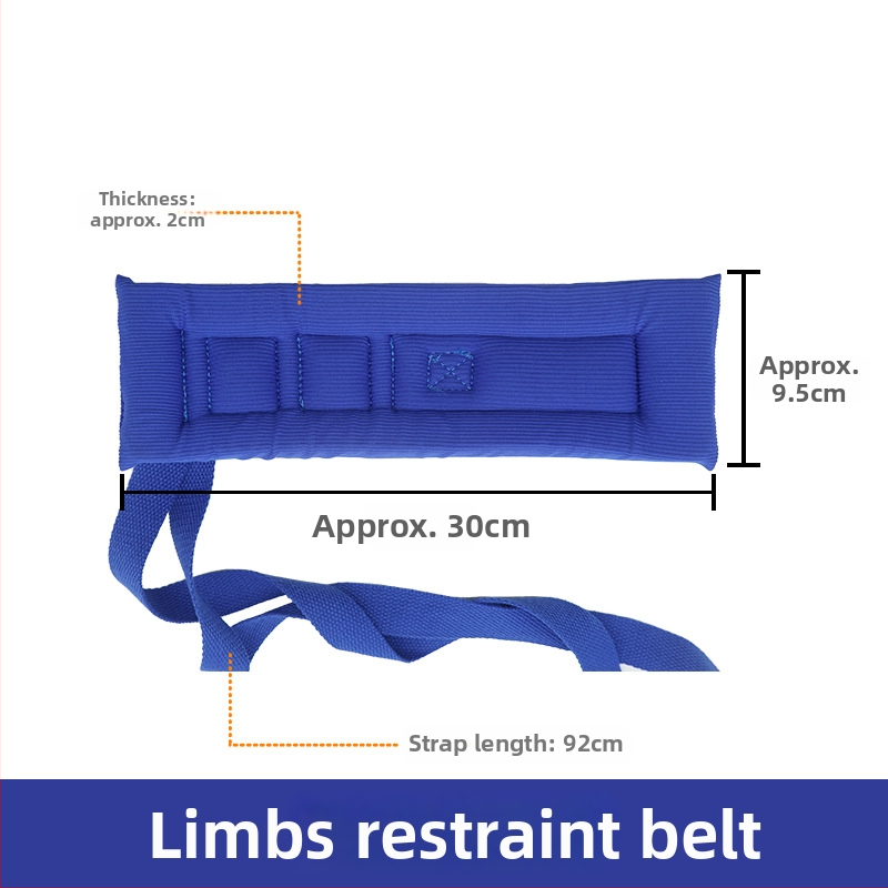 Mănuși de restricție pentru vârstnici imobilizați, anti-zgâriere, anti-tras tub, anti-autotraumă, curea de fixare a încheieturii (Unisex; în stoc; Marca: Altă; Primăvara 2025; Fără procesare)