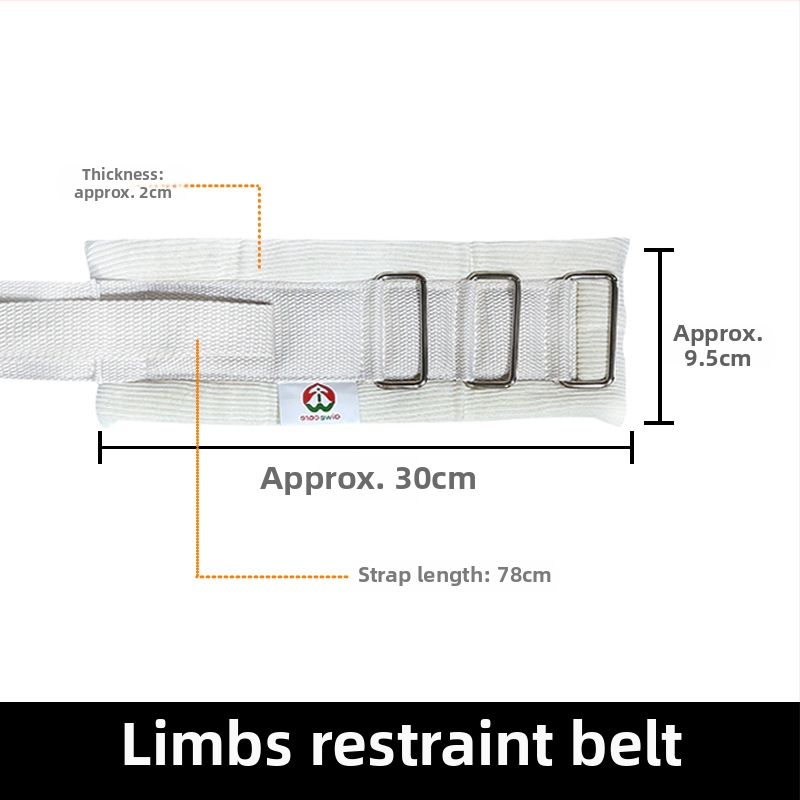 Mănuși de restricție pentru vârstnici imobilizați, anti-zgâriere, anti-tras tub, anti-autotraumă, curea de fixare a încheieturii (Unisex; în stoc; Marca: Altă; Primăvara 2025; Fără procesare)