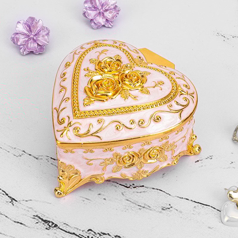 Juvelyrinių dėžučių iš cinko lydinio, Europos stiliaus retro dizainas, stalinis saugojimas, daugiafunkcinė, vienas lygis