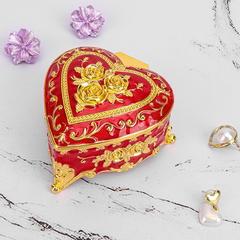 Juvelyrinių dėžučių iš cinko lydinio, Europos stiliaus retro dizainas, stalinis saugojimas, daugiafunkcinė, vienas lygis