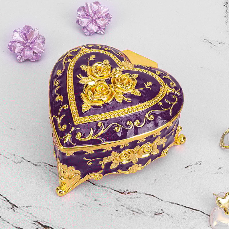 Juvelyrinių dėžučių iš cinko lydinio, Europos stiliaus retro dizainas, stalinis saugojimas, daugiafunkcinė, vienas lygis