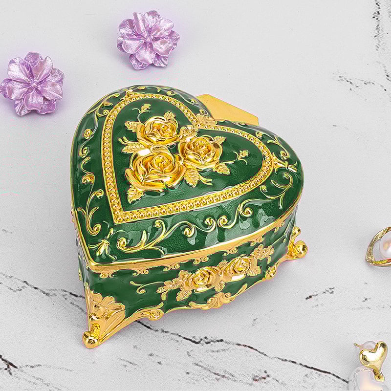 Juvelyrinių dėžučių iš cinko lydinio, Europos stiliaus retro dizainas, stalinis saugojimas, daugiafunkcinė, vienas lygis