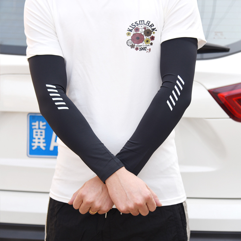 Μανίκια προστασίας από τον ήλιο με Ice Silk, άνετη εφαρμογή, ύφασμα νάιλον >96%, εξωτερική χρήση (ψάρεμα, οδήγηση)