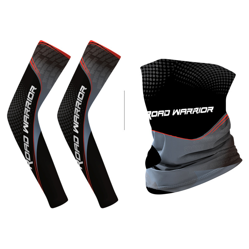 Moon Bear Ice Silk μανίκια για τον βραχίονα για ποδηλασία και υπαίθριες δραστηριότητες – προστασία από τον ήλιο, καλοκαίρι 2023, ύφασμα Ice Silk (πολυεστέρας), ελαστικό έως 10%