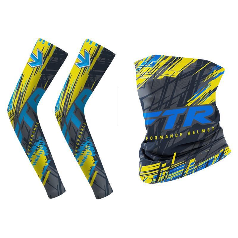 Moon Bear Ice Silk μανίκια για τον βραχίονα για ποδηλασία και υπαίθριες δραστηριότητες – προστασία από τον ήλιο, καλοκαίρι 2023, ύφασμα Ice Silk (πολυεστέρας), ελαστικό έως 10%