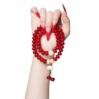 108 helmed Bodhi seemnetest mala, etniline stiil, käsitöö ja poleerimine, kingitus ärile, talv 2024