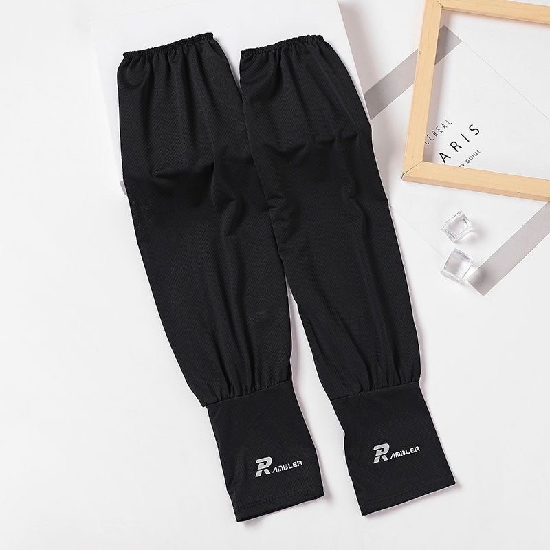 Ανδρικά μανίκια προστασίας UV - Καλοκαιρινή λεπτή ύφανση Ice Silk (Milk Silk) και πολυεστέρα, χαλαρή γραμμή, Άνοιξη 2023