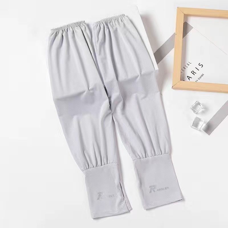 Ανδρικά μανίκια προστασίας UV - Καλοκαιρινή λεπτή ύφανση Ice Silk (Milk Silk) και πολυεστέρα, χαλαρή γραμμή, Άνοιξη 2023