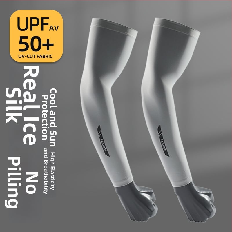 Ανδρικός βραχίνας από ice silk για το καλοκαίρι, UV προστασία, ύφασμα modal με Spandex, κατάλληλο για υπαίθριες δραστηριότητες όπως οδήγηση και ψάρεμα