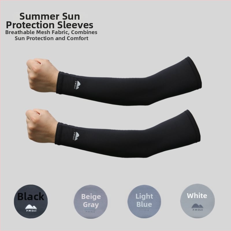 Ανδρικά δικτυωτά μανίκια προστασίας από τον ήλιο, διαπνέοντα πολυεστέρα, UV προστασία, για υπαίθριες δραστηριότητες όπως ποδηλασία και ψάρεμα