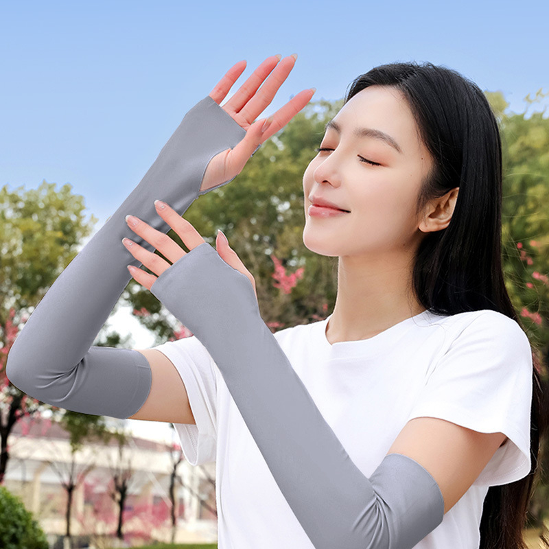 Μανίκια UV προστασίας από ναϊλον-ice silk, unisex, για υπαίθριες αθλητικές δραστηριότητες, 390 g