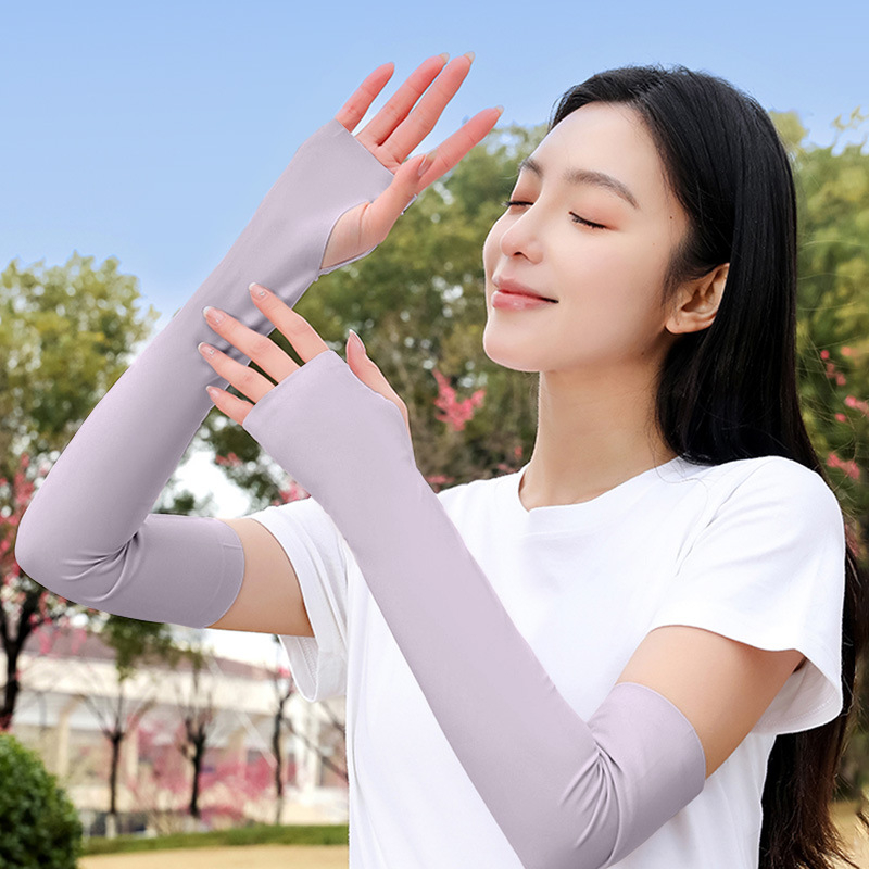 Μανίκια UV προστασίας από ναϊλον-ice silk, unisex, για υπαίθριες αθλητικές δραστηριότητες, 390 g