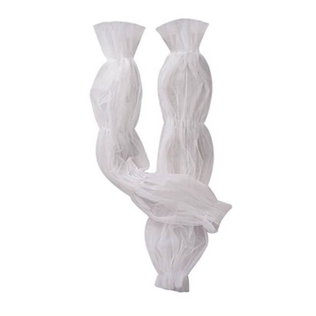 Mežģīņu tīkla pūkainās piedurknes kāzu kleitai — sievietēm dekoratīvās piedurknes, garš modes stils, pavasaris/vasara