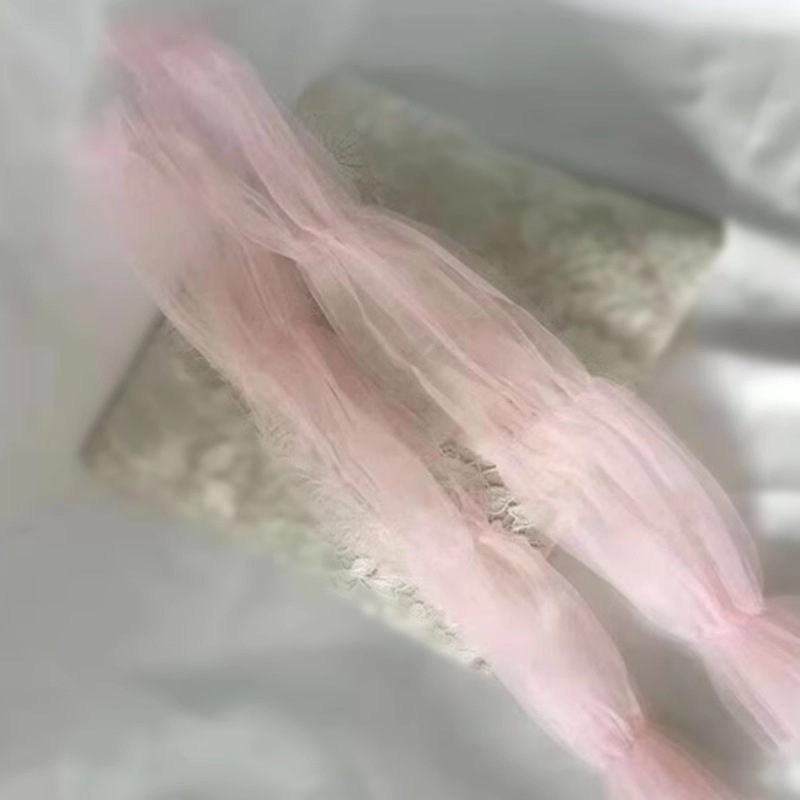 Mežģīņu tīkla pūkainās piedurknes kāzu kleitai — sievietēm dekoratīvās piedurknes, garš modes stils, pavasaris/vasara