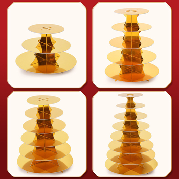 Daugiapakopis parodymojo stovas senjorų gimtadienio šventei su Jiaodong rankų darbo garuose virtais bandelėmis ir tradiciniais pyragais, modernus minimalistinis stilius, Unique, 2023