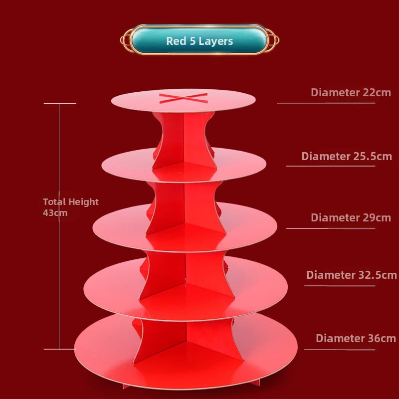 Daugiapakopis parodymojo stovas senjorų gimtadienio šventei su Jiaodong rankų darbo garuose virtais bandelėmis ir tradiciniais pyragais, modernus minimalistinis stilius, Unique, 2023