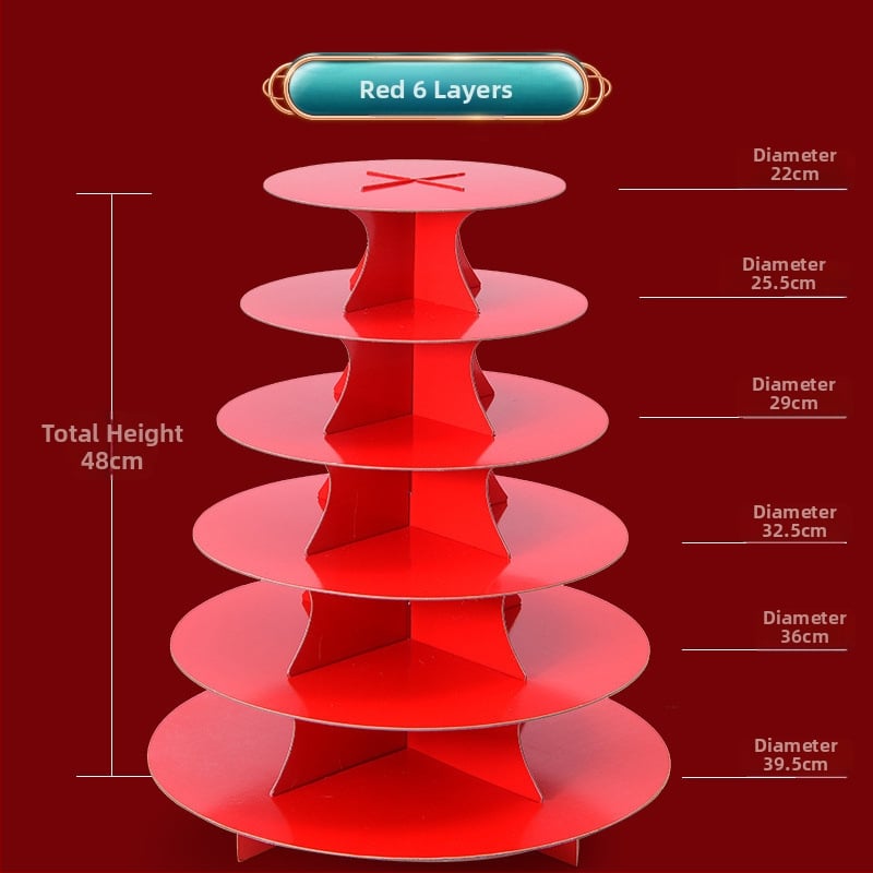 Daugiapakopis parodymojo stovas senjorų gimtadienio šventei su Jiaodong rankų darbo garuose virtais bandelėmis ir tradiciniais pyragais, modernus minimalistinis stilius, Unique, 2023