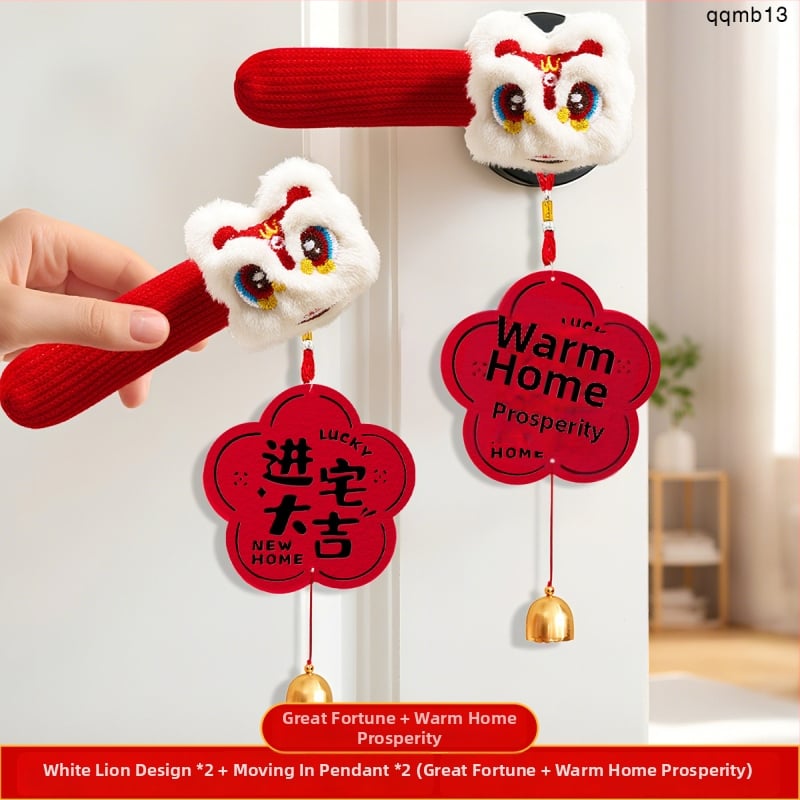 Durų rankenos apsaugos pakabukas – audinys, pakuotė Opp maišelis, neimportuota, skirta Kinijos Meilės dienai