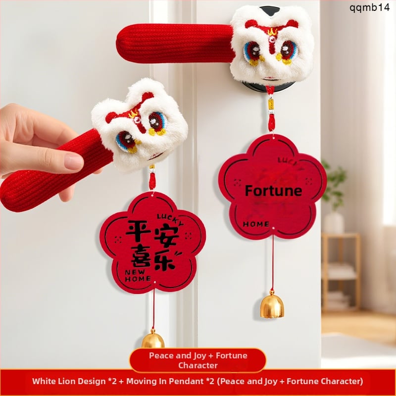 Durų rankenos apsaugos pakabukas – audinys, pakuotė Opp maišelis, neimportuota, skirta Kinijos Meilės dienai