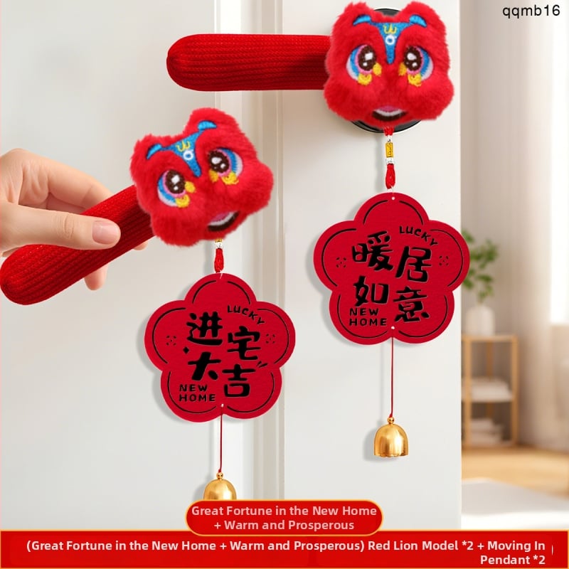 Durų rankenos apsaugos pakabukas – audinys, pakuotė Opp maišelis, neimportuota, skirta Kinijos Meilės dienai