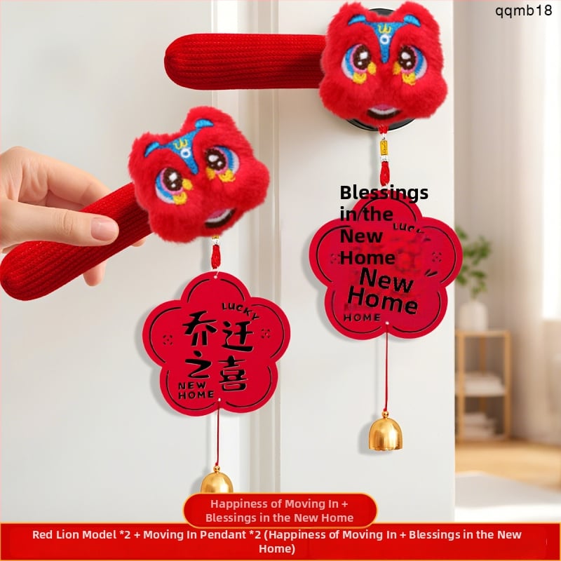 Durų rankenos apsaugos pakabukas – audinys, pakuotė Opp maišelis, neimportuota, skirta Kinijos Meilės dienai