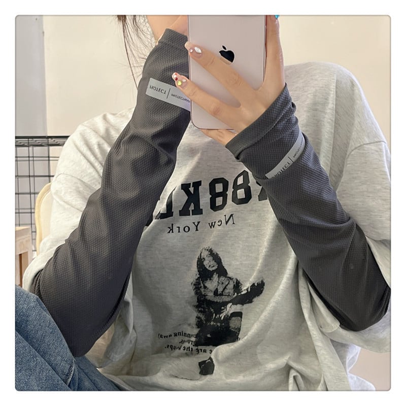 Μανίκι χεριού με UV προστασία, Ice Silk, αναπνεύσιμο, πλήρης κάλυψη προσώπου από τον ήλιο, Νάιλον