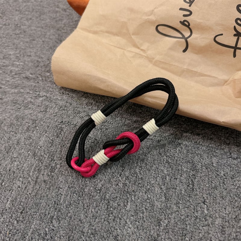 Λουράκι κινητού για τον καρπό, χειροποίητο από νάιλον, μεταλλική αγκράφα, γυναικείο στυλ