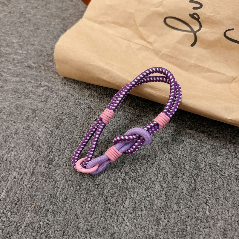 Λουράκι κινητού για τον καρπό, χειροποίητο από νάιλον, μεταλλική αγκράφα, γυναικείο στυλ