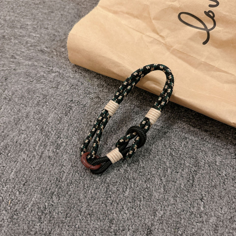 Λουράκι κινητού για τον καρπό, χειροποίητο από νάιλον, μεταλλική αγκράφα, γυναικείο στυλ